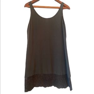 Eileen Fisher Black 100% Silk Camisole Top